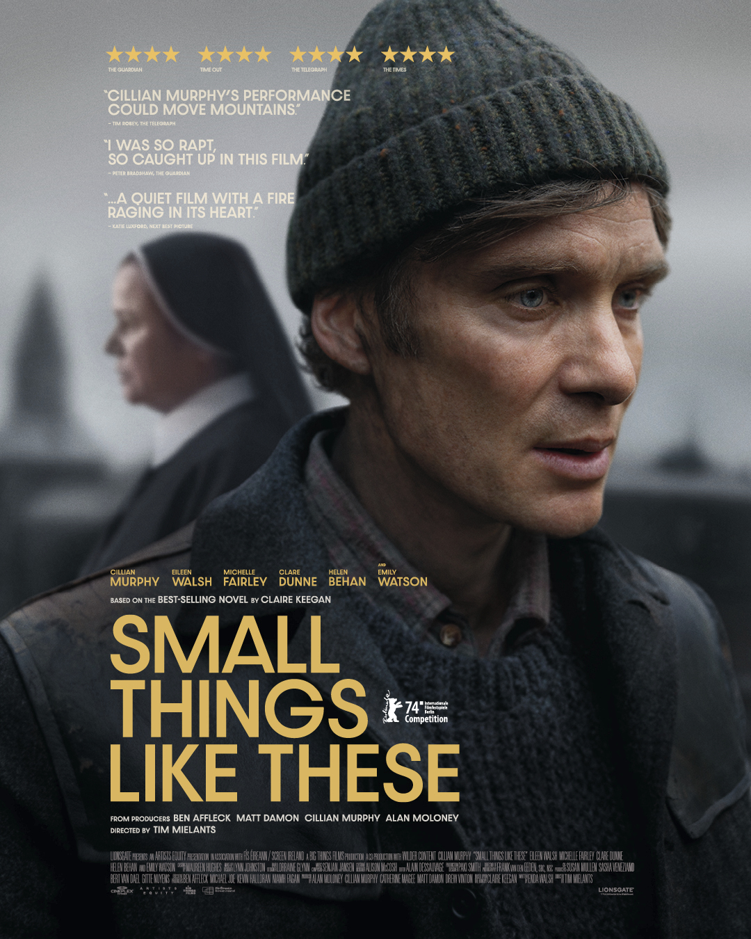 Showtime for Small Things Like These playing Nov 12th, 2024 at 140 PM